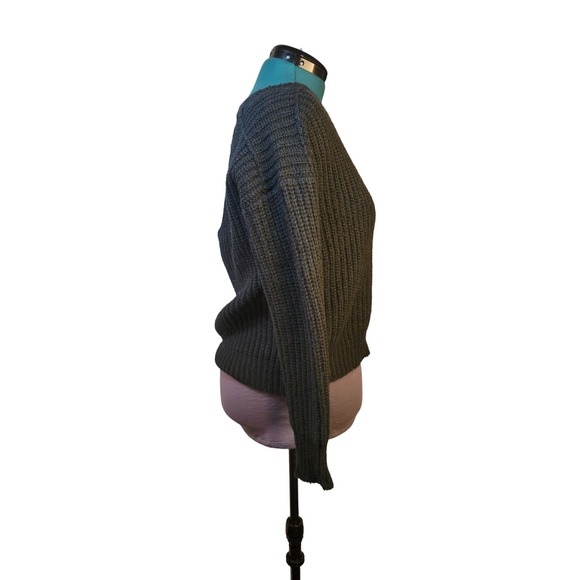 Express Cropped Black Sweater‎ Womens Size S - Picture 2 of 6